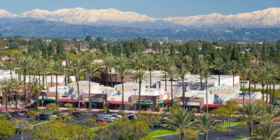 Elevated expansive view of Cerritos Towne Center