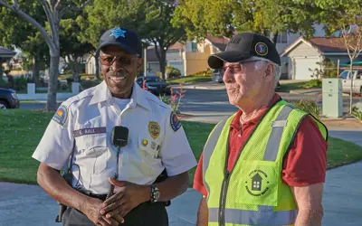 Neighborhood watch staff