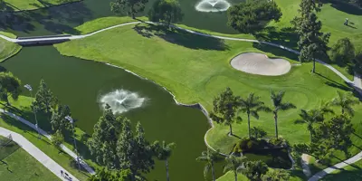 Aerial view of Iron-Wood Nine Golf Course