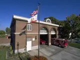 High angle of Fire Station 30 in daytime