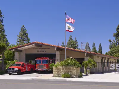 Fire Station 35 exterior in day